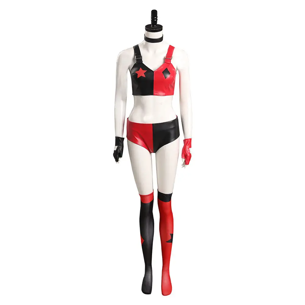 Harley Quinn Cosplay Costume Outfits Halloween Carnival Suit 1 Harley Quinn Cosplay Costume Outfits Halloween Carnival Suit