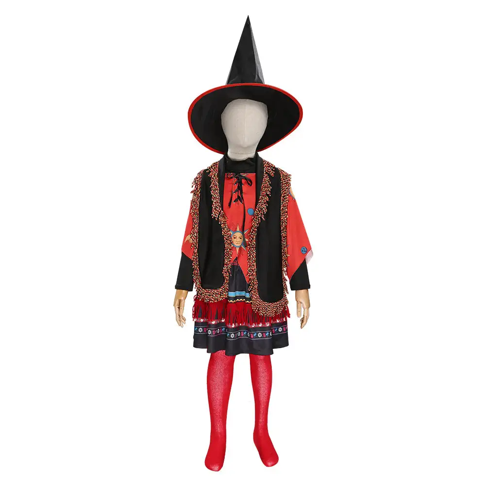 Hocus Pocus-Dani Dennison Kids Children Girls Skirt Hat Outfits Halloween Carnival Suit Cosplay Costume 2 Hocus Pocus-Dani Dennison Kids Children Girls Skirt Hat Outfits Halloween Carnival Suit Cosplay Costume - Image 2