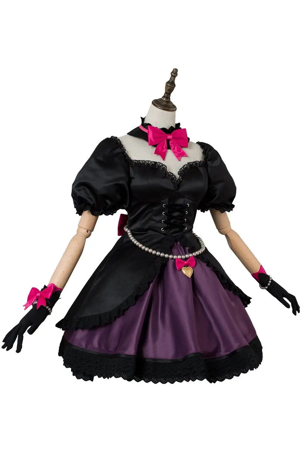 Overwatch DVA Hana Song Black Cat Officer Dress Outfit Cosplay Costume 4 Overwatch DVA Hana Song Black Cat Officer Dress Outfit Cosplay Costume - Image 4