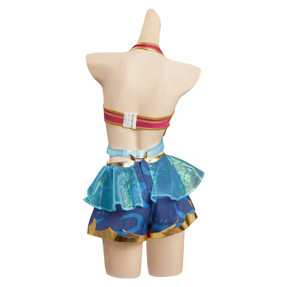 League Of Legends LoL Seraphine Song Of Ocean Skin Cosplay Costume 5 League Of Legends LoL Seraphine Song Of Ocean Skin Cosplay Costume - Image 5