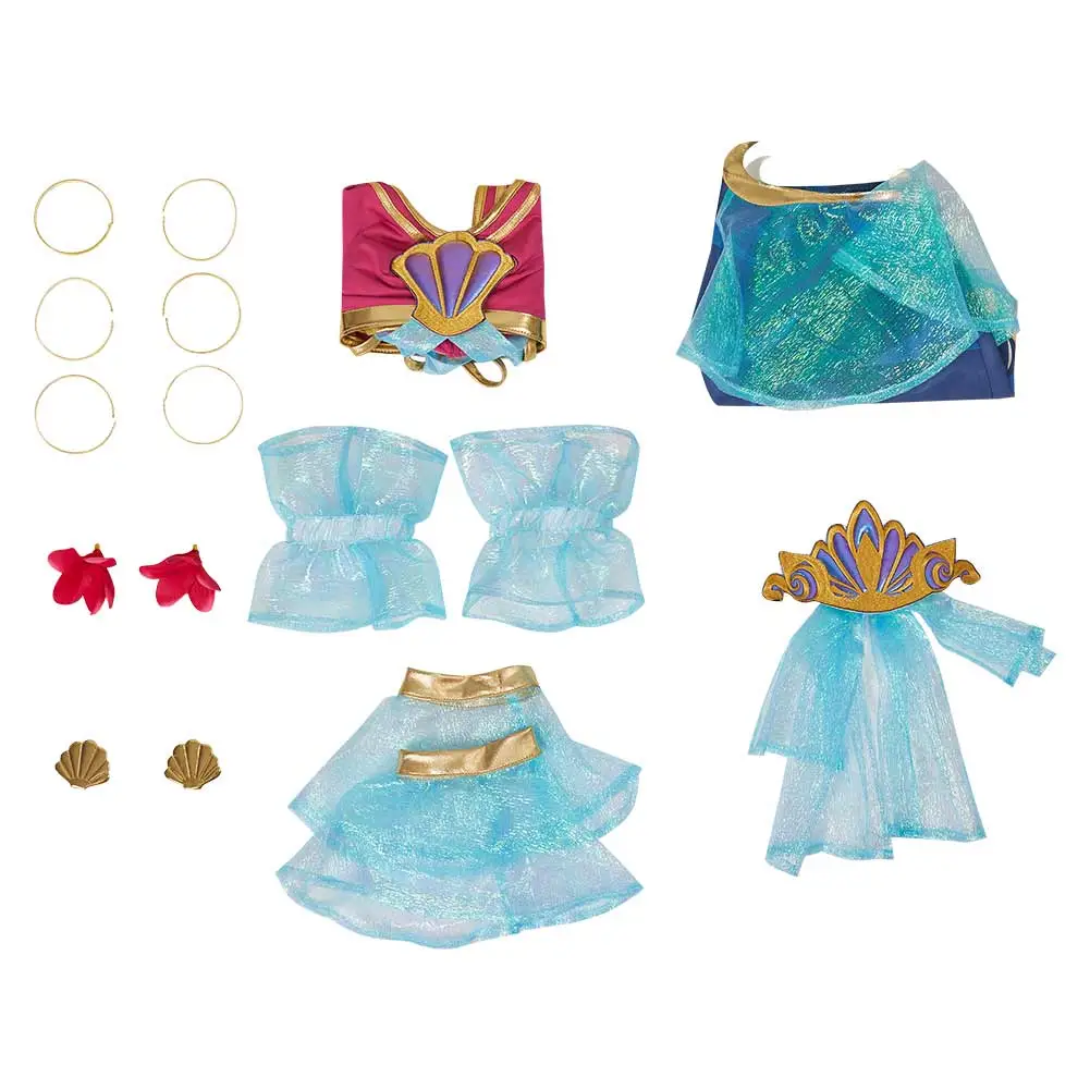 League Of Legends LoL Seraphine Song Of Ocean Skin Cosplay Costume 2 League Of Legends LoL Seraphine Song Of Ocean Skin Cosplay Costume - Image 2