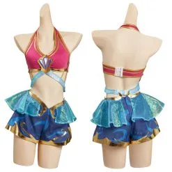 League Of Legends LoL Seraphine Song Of Ocean Skin Cosplay Costume