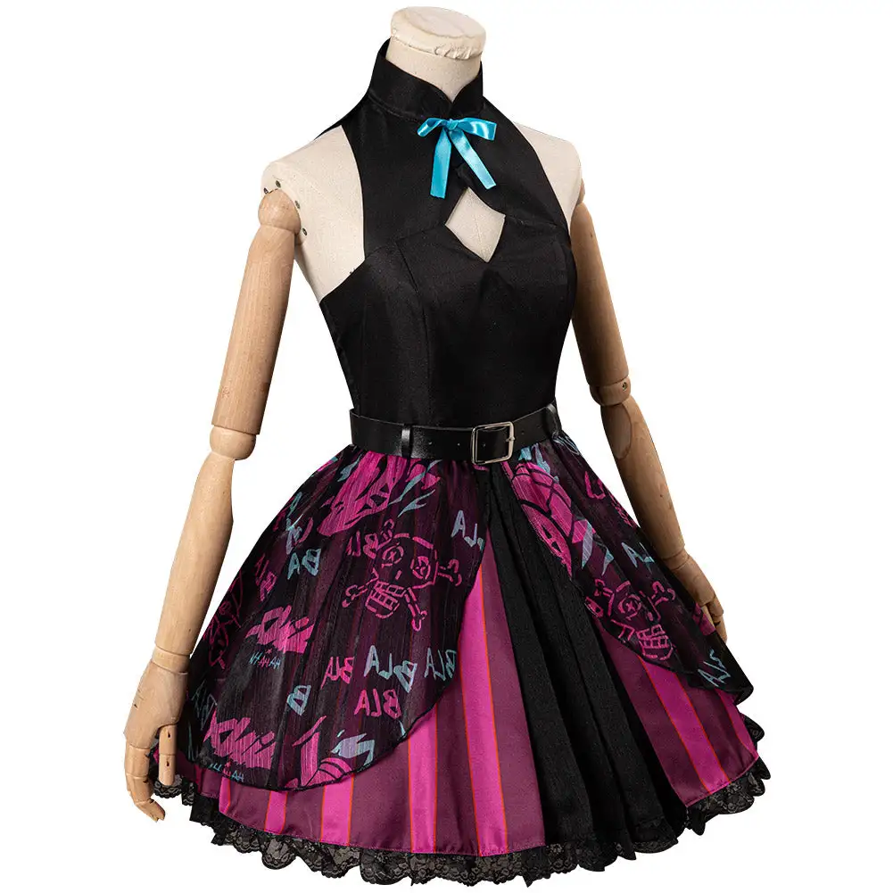 Arcane: League Of Legends Jinx Original Design Cosplay Costume Witch Dress Hat Outfits 5 Arcane: League Of Legends Jinx Original Design Cosplay Costume Witch Dress Hat Outfits - Image 5