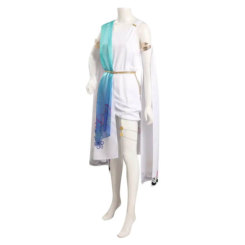 Encanto Mirabel Cosplay Costume Original Design Greek Goddess Dress Headband Outfits 3 Encanto Mirabel Cosplay Costume Original Design Greek Goddess Dress Headband Outfits - Image 3