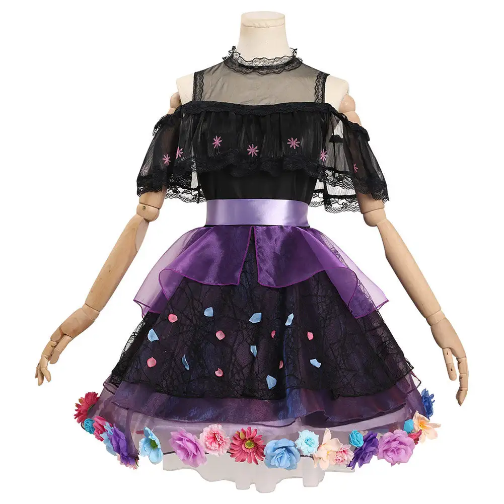 Adult Encanto Isabella Original Design Cosplay Costume Witch Dress Hat Outfits Halloween Carnival Suit-cossky® 2 Adult Encanto Isabella Original Design Cosplay Costume Witch Dress Hat Outfits Halloween Carnival Suit-cossky® - Image 2