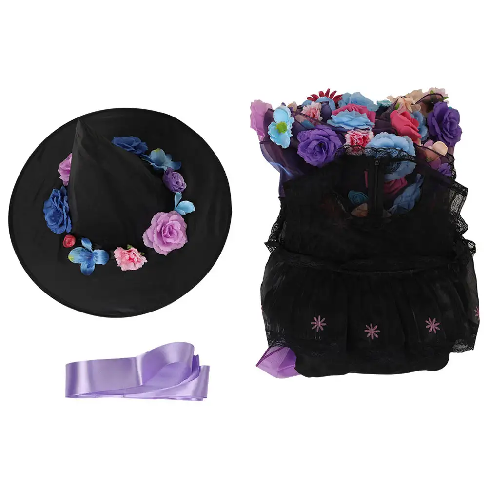 Adult Encanto Isabella Original Design Cosplay Costume Witch Dress Hat Outfits Halloween Carnival Suit-cossky® 10 Adult Encanto Isabella Original Design Cosplay Costume Witch Dress Hat Outfits Halloween Carnival Suit-cossky® - Image 10