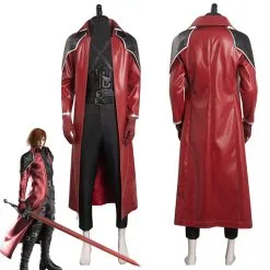 Crisis Core - Final Fantasy VII Reunion- Genesis·Rhapsodos Cosplay Costume Outfits Halloween Carnival Suit