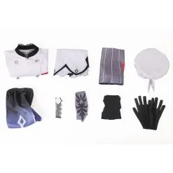 Genshin Impact X Pizzahut - Eula Cosplay Costume Full Set Outfits Halloween Carnival Suit -Cosplay Sales Store 12003185 9