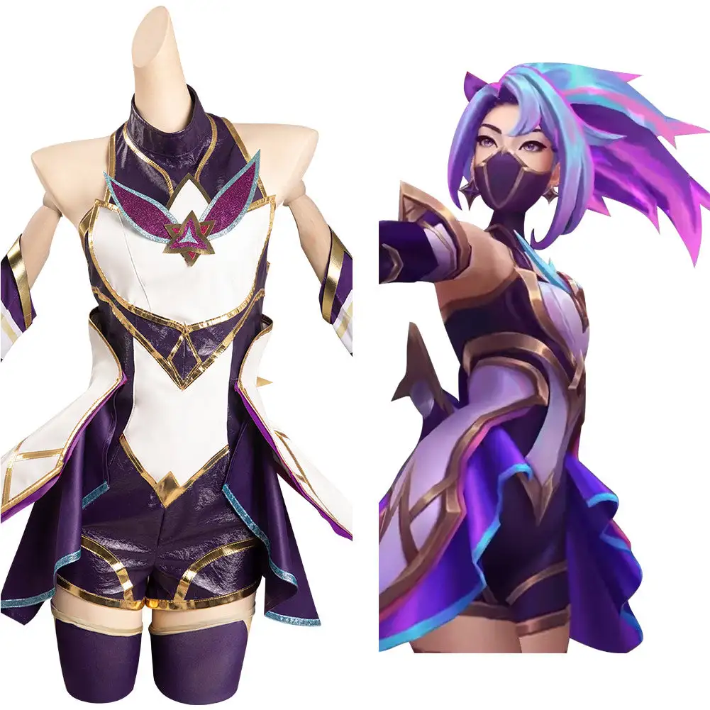 League Of Legends - Akali - Star Guardian Cosplay Costume Outfits Halloween Carnival Suit 1 League Of Legends - Akali - Star Guardian Cosplay Costume Outfits Halloween Carnival Suit