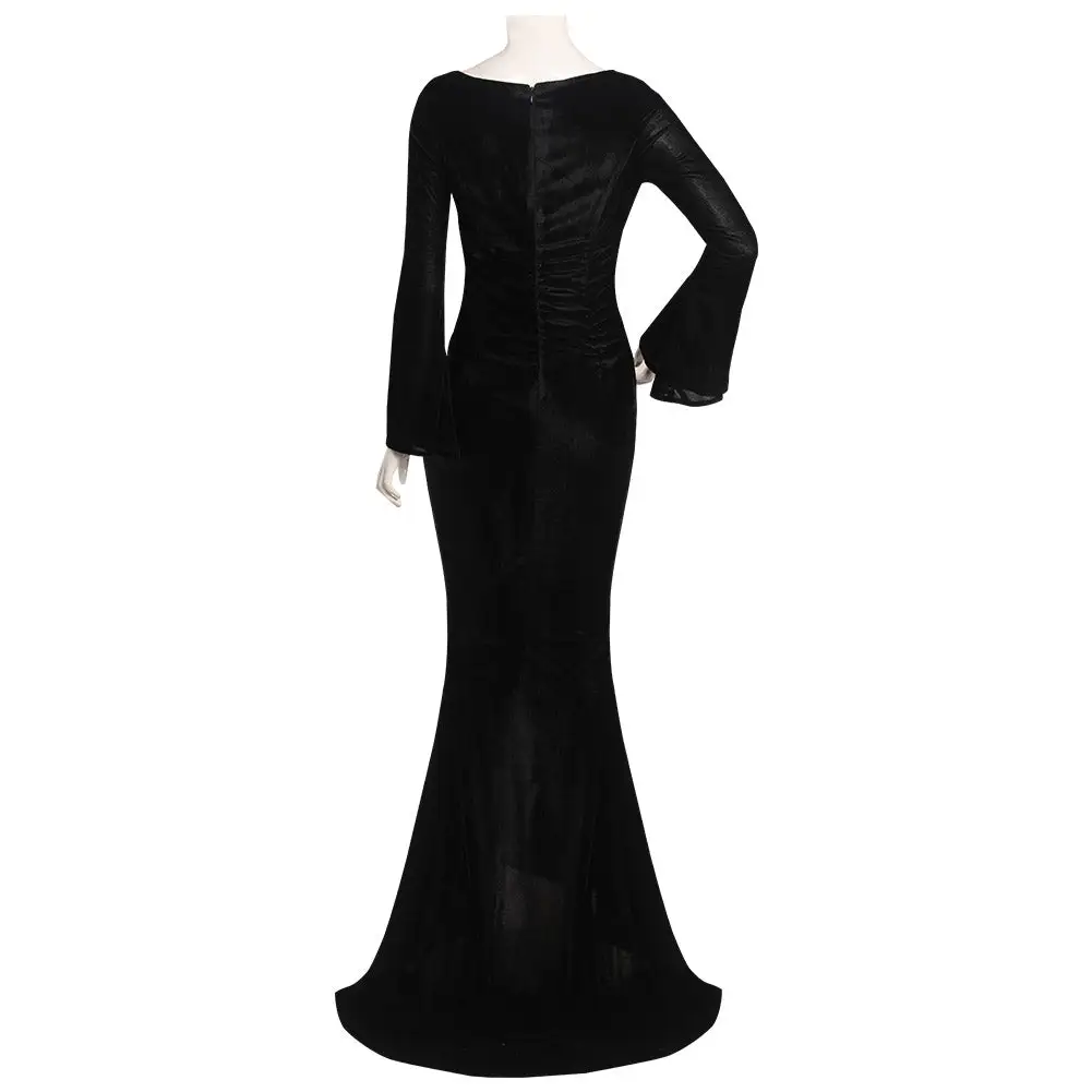 Wednesday (2022) - Morticia Addams Cosplay Costume Dress Outfits Halloween Carnival Suit 4 Wednesday (2022) - Morticia Addams Cosplay Costume Dress Outfits Halloween Carnival Suit - Image 4