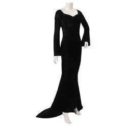 Wednesday (2022) - Morticia Addams Cosplay Costume Dress Outfits Halloween Carnival Suit 12 Wednesday (2022) - Morticia Addams Cosplay Costume Dress Outfits Halloween Carnival Suit -Cosplay Sales Store 12003247 4