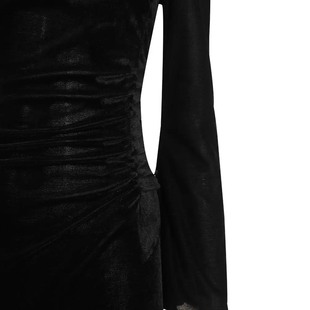 Wednesday (2022) - Morticia Addams Cosplay Costume Dress Outfits Halloween Carnival Suit 6 Wednesday (2022) - Morticia Addams Cosplay Costume Dress Outfits Halloween Carnival Suit - Image 6