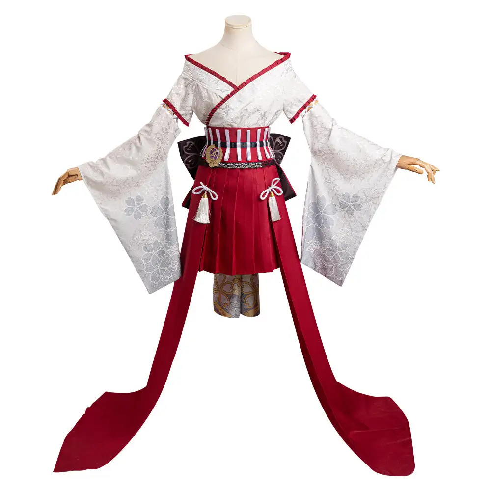 Genshin Impact - Yae Miko Kimono Cosplay Costume Outfits Halloween Carnival Suit 2 Genshin Impact - Yae Miko Kimono Cosplay Costume Outfits Halloween Carnival Suit - Image 2