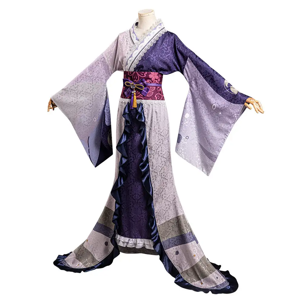 Genshin Impact - Raiden Shogun Cosplay Costume Kimono Outfits Halloween Carnival Suit 3 Genshin Impact - Raiden Shogun Cosplay Costume Kimono Outfits Halloween Carnival Suit - Image 3