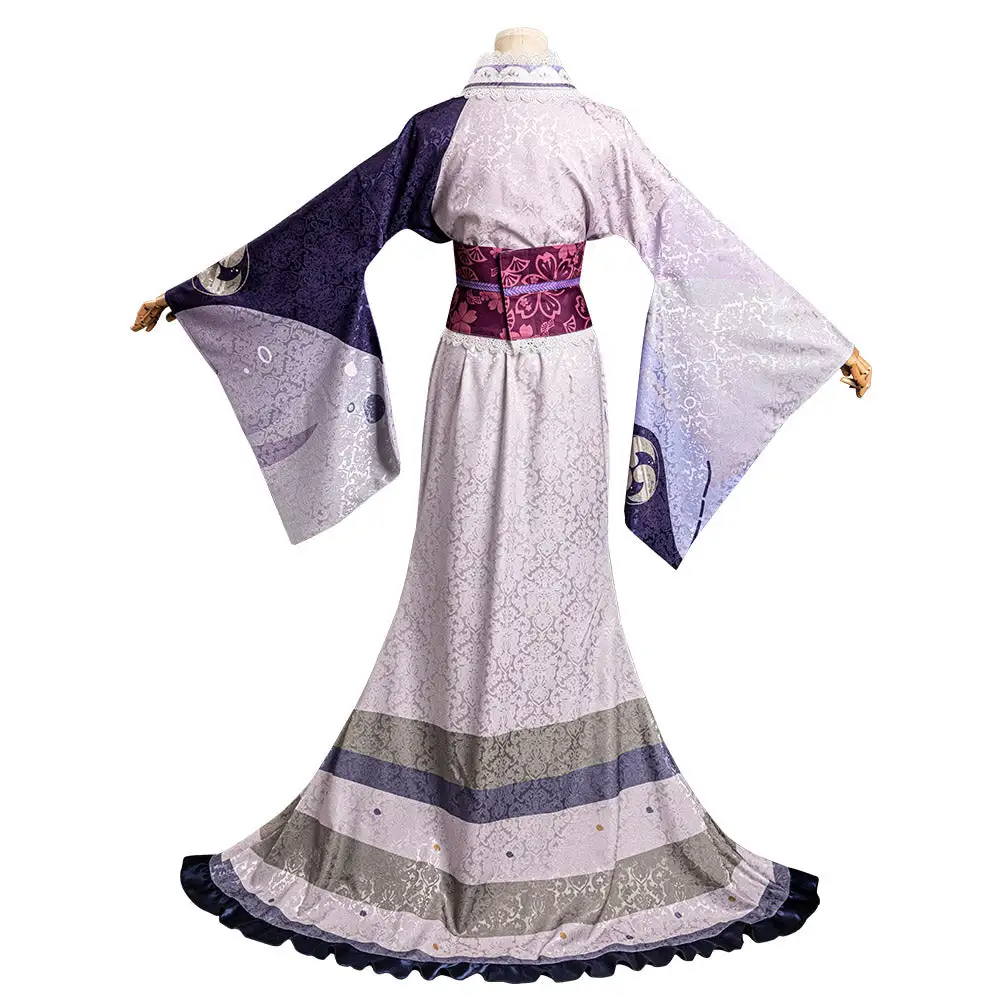 Genshin Impact - Raiden Shogun Cosplay Costume Kimono Outfits Halloween Carnival Suit 4 Genshin Impact - Raiden Shogun Cosplay Costume Kimono Outfits Halloween Carnival Suit - Image 4