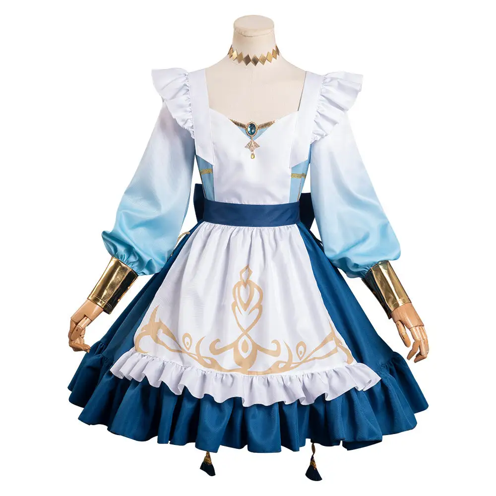 Genshin Impact-Nilou Original Design Cosplay Costume Maid Dress Outfits Halloween Carnival Suit 2 Genshin Impact-Nilou Original Design Cosplay Costume Maid Dress Outfits Halloween Carnival Suit - Image 2