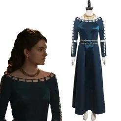 House Of The Dragon - Alicent Hightower Cosplay Costume Dress Outfits Halloween Carnival Party Suit