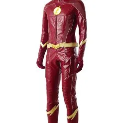 The Flash Season 4 Barry Allen Flash Outfit Jumpsuit Uniform Cosplay Costume+shoes Whole Set -Cosplay Sales Store 131405 2