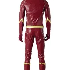 The Flash Season 4 Barry Allen Flash Outfit Jumpsuit Uniform Cosplay Costume+shoes Whole Set -Cosplay Sales Store 131405 3