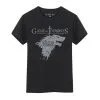Game Of Thrones Winter Is Coming Stark Black T-Shirt Men Ver.