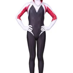 Spider-Man: Into The Spider-Verse Spider-Gwen Kids Children Halloween Cosplay Costumes
