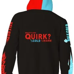 Hoodie Boku No Hero Shoto Todoroki Zip Up Sweatshirt Unisex