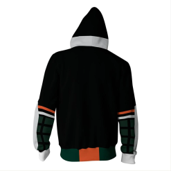 Anime Bakugou Katsuki Cosplay Costume Tee Hoodie Zip Sweatshirt