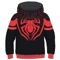 Ultimate Spider-Man Halloween Cosplay Costume Hoodie Jacket For Kids