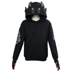 Unisex How To Train Your Dragon Toothless Cosplay Hoodie 3D Printed Sweatshirt Men Women Casual Pullover Streetwear