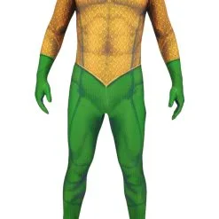 Aquaman Arthur Curry Jumpsuit Outfit Cosplay Costume