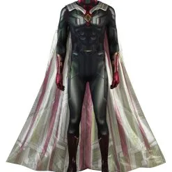 Avengers Infinity War Vision Outfit Superhero Halloween Cosplay Costume