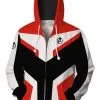 Teen Hoodie Avengers 4 Endgame Quantum Realm Suit Zip Up Jacket Sweatshirt For Adults Unisex