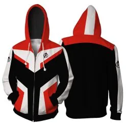 Teen Hoodie Avengers 4 Endgame Quantum Realm Suit Zip Up Jacket Sweatshirt For Adults Unisex -Cosplay Sales Store 136911 3