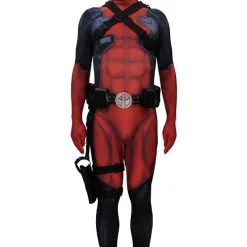 Marvel Deadpool Wade Wilson Outfit Suit Costume For Kids Adults