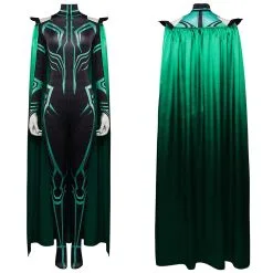 Thor: Ragnarok Hela Jumpsuits Cloak Cosplay Costume Outfits Halloween Carnival Party Suit