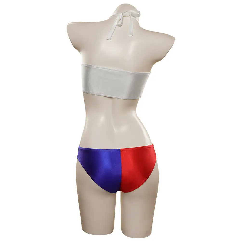 Harley Quinn / Harleen Quinzel Original Design Cosplay Costume Sexy Swimsuit Outfits 4 Harley Quinn / Harleen Quinzel Original Design Cosplay Costume Sexy Swimsuit Outfits - Image 4