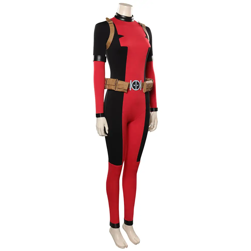 Lady Deadpool Wanda Wilson Cosplay Costume Outfits Halloween Carnival Suit 5 Lady Deadpool Wanda Wilson Cosplay Costume Outfits Halloween Carnival Suit - Image 5