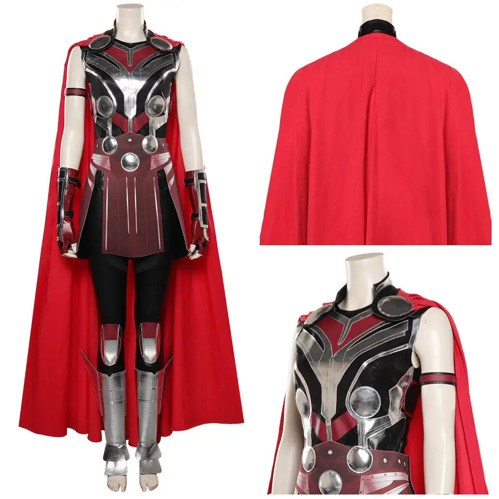 Thor: Love And Thunder Jane Foster Cosplay Costume Outfits Halloween Outfit 2 Thor: Love And Thunder Jane Foster Cosplay Costume Outfits Halloween Outfit - Image 2