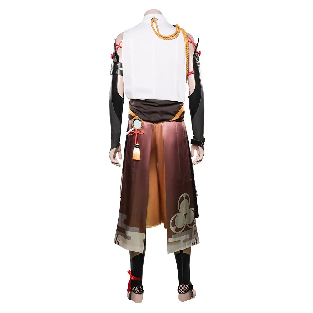 Genshin Impact Shikanoin Heizou Cosplay Costume Coat Pants Outfits Halloween Carnival Suit 4 Genshin Impact Shikanoin Heizou Cosplay Costume Coat Pants Outfits Halloween Carnival Suit - Image 4