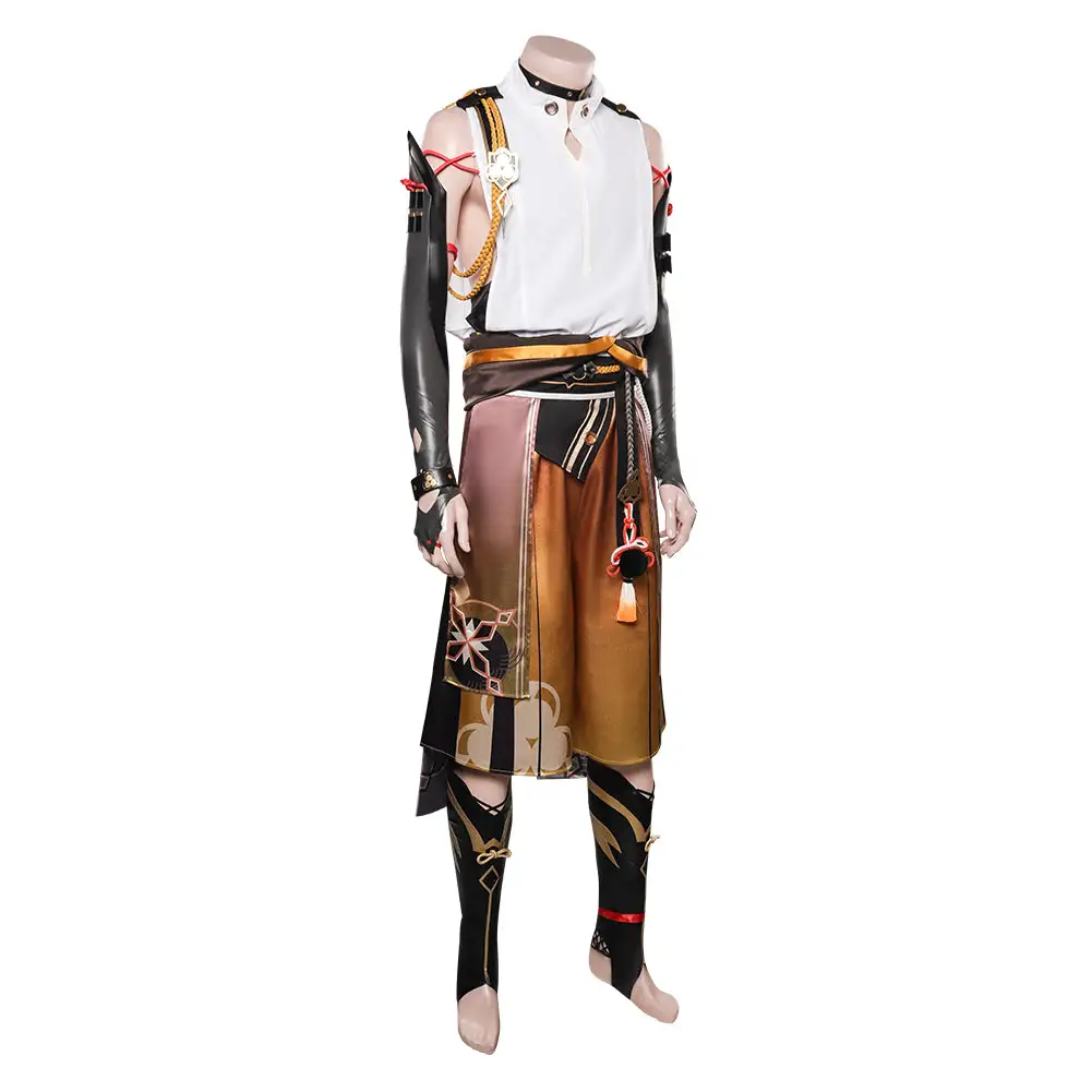 Genshin Impact Shikanoin Heizou Cosplay Costume Coat Pants Outfits Halloween Carnival Suit 5 Genshin Impact Shikanoin Heizou Cosplay Costume Coat Pants Outfits Halloween Carnival Suit - Image 5