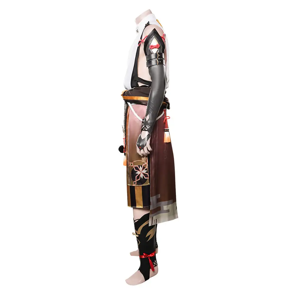 Genshin Impact Shikanoin Heizou Cosplay Costume Coat Pants Outfits Halloween Carnival Suit 6 Genshin Impact Shikanoin Heizou Cosplay Costume Coat Pants Outfits Halloween Carnival Suit - Image 6