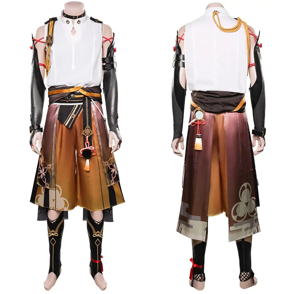 Genshin Impact Shikanoin Heizou Cosplay Costume Coat Pants Outfits Halloween Carnival Suit 1 Genshin Impact Shikanoin Heizou Cosplay Costume Coat Pants Outfits Halloween Carnival Suit