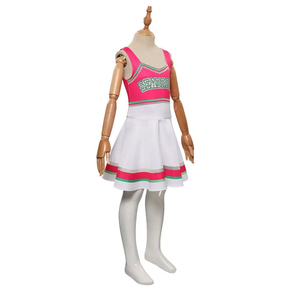 Kids Girls Zombies 3 Addison Wells Cosplay Costume Cheerleading Dress Outfits 5 Kids Girls Zombies 3 Addison Wells Cosplay Costume Cheerleading Dress Outfits - Image 5