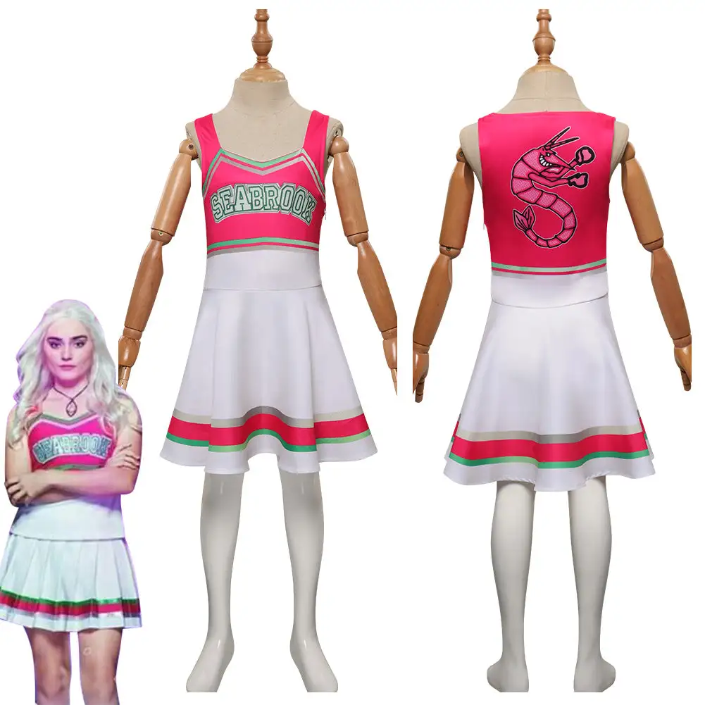 Kids Girls Zombies 3 Addison Wells Cosplay Costume Cheerleading Dress Outfits 1 Kids Girls Zombies 3 Addison Wells Cosplay Costume Cheerleading Dress Outfits