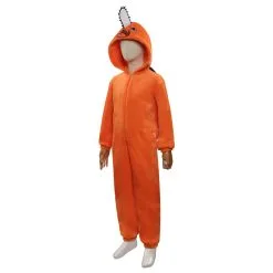 Kids Pochita Cosplay Costume Jumpsuit Pajamas Sleepwear Halloween Carnival Suit -Cosplay Sales Store 15003581 2