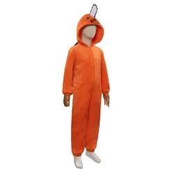 Kids Pochita Cosplay Costume Jumpsuit Pajamas Sleepwear Halloween Carnival Suit -Cosplay Sales Store 15003581 4