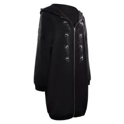 Wednesday (2022) Wednesday Addams Black Coat Cosplay Costume Long Coat Outfits -Cosplay Sales Store 15003584 4