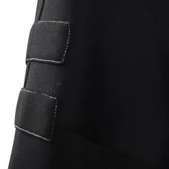 Wednesday (2022) Wednesday Addams Black Coat Cosplay Costume Long Coat Outfits -Cosplay Sales Store 15003584 7