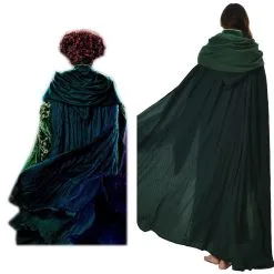 Kids Children Hocus Pocus 2 Winifred Sanderson Cosplay Costume Cloak Halloween Carnival Suit