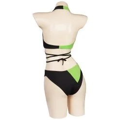 Kim Possible Shego Swimsuit Cosplay Costume Two-Piece Swimwear Outfits -Cosplay Sales Store 15003969 3